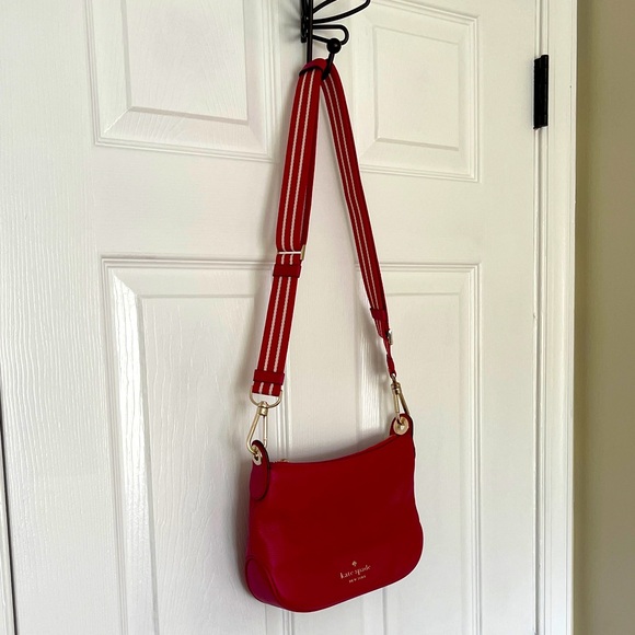 kate spade Handbags - Kate Spade Pinkish Red Crossbody Bag
